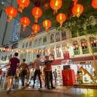 Chinese new years in Singapore China Town and traveller enjoy traviling
950336438
Chinatown, Singapore, during Chinese New Year